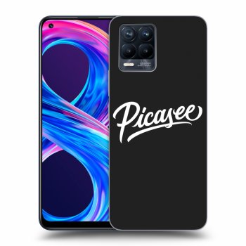 Picasee silikonowe czarne etui na Realme 8 Pro - Picasee - White