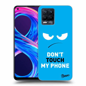 Etui na Realme 8 Pro - Angry Eyes - Blue