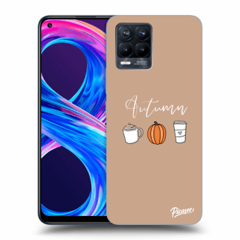 Picasee silikonowe czarne etui na Realme 8 Pro - Autumn