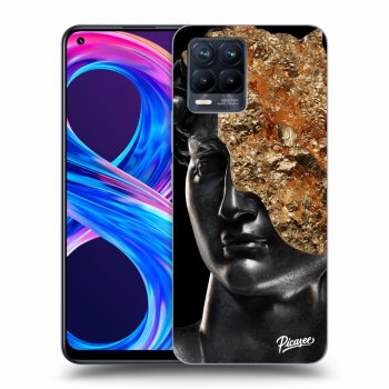 Picasee silikonowe czarne etui na Realme 8 Pro - Holigger