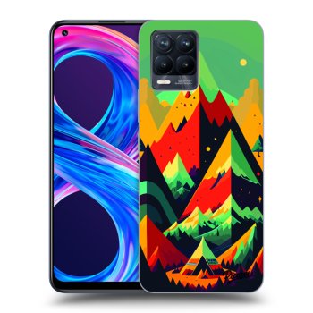 Picasee silikonowe czarne etui na Realme 8 Pro - Toronto