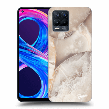 Etui na Realme 8 Pro - Cream marble