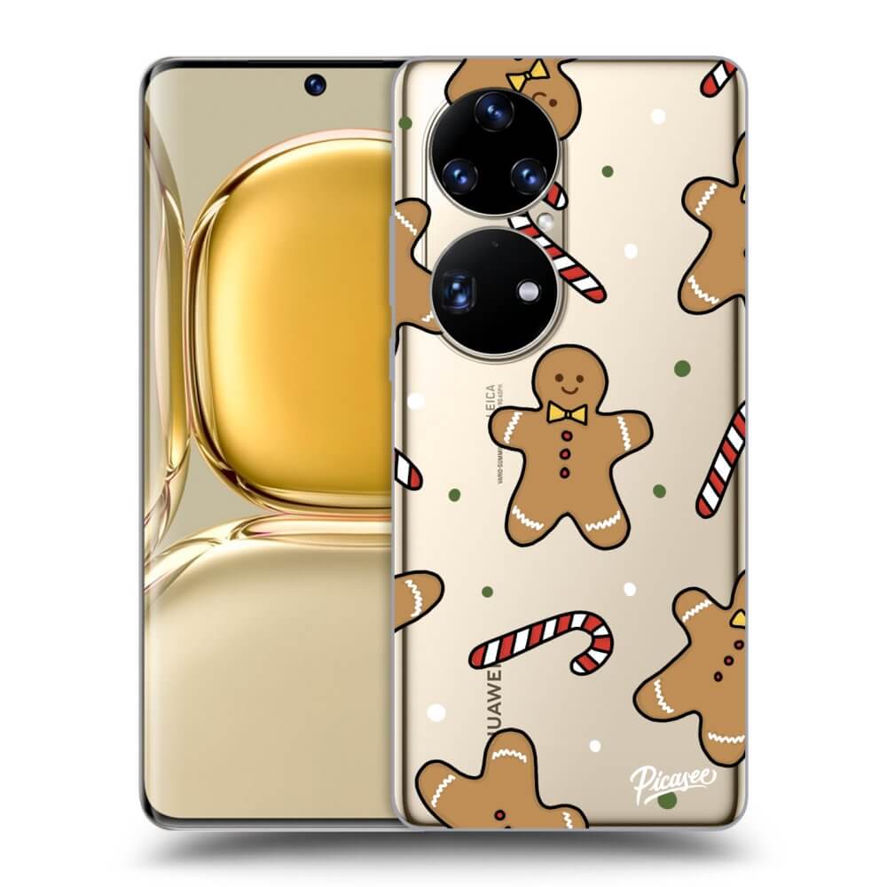 Picasee silikonowe przeźroczyste etui na Huawei P50 - Gingerbread
