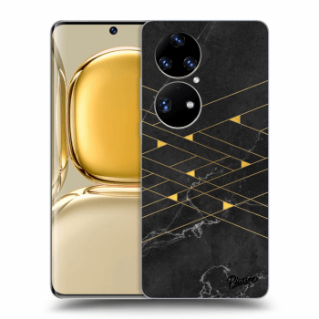 Etui na Huawei P50 - Gold Minimal