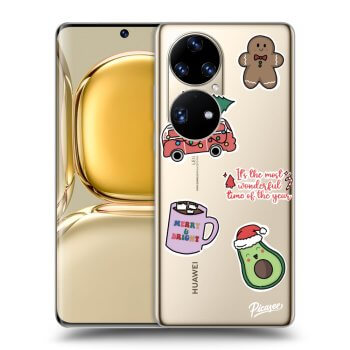 Etui na Huawei P50 - Christmas Stickers