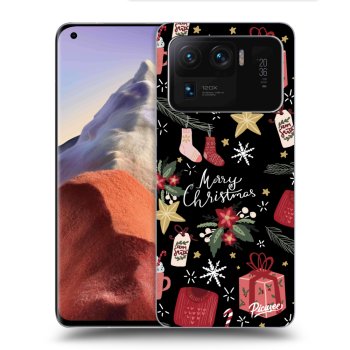 Picasee silikonowe czarne etui na Xiaomi Mi 11 Ultra - Christmas