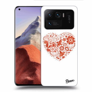 Picasee silikonowe przeźroczyste etui na Xiaomi Mi 11 Ultra - Big heart