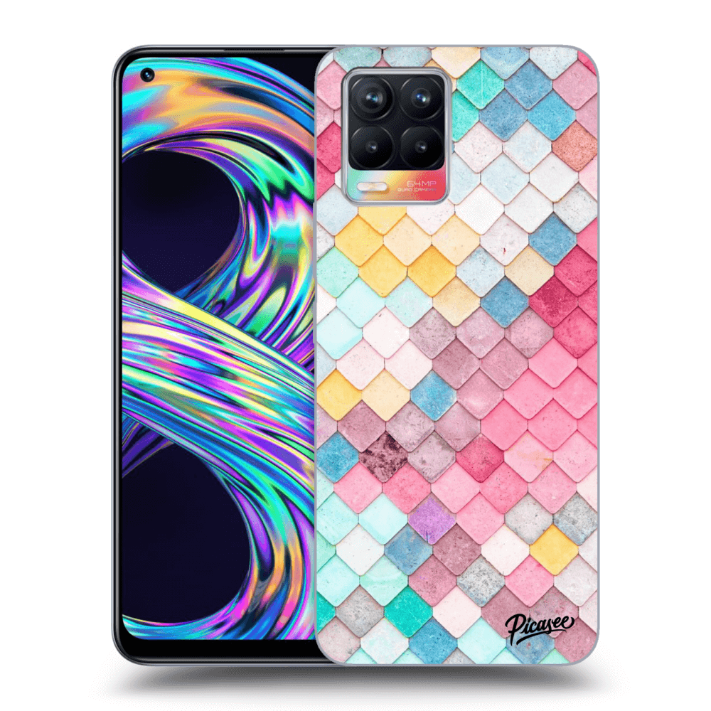 Picasee ULTIMATE CASE pro Realme 8 4G - Colorful roof