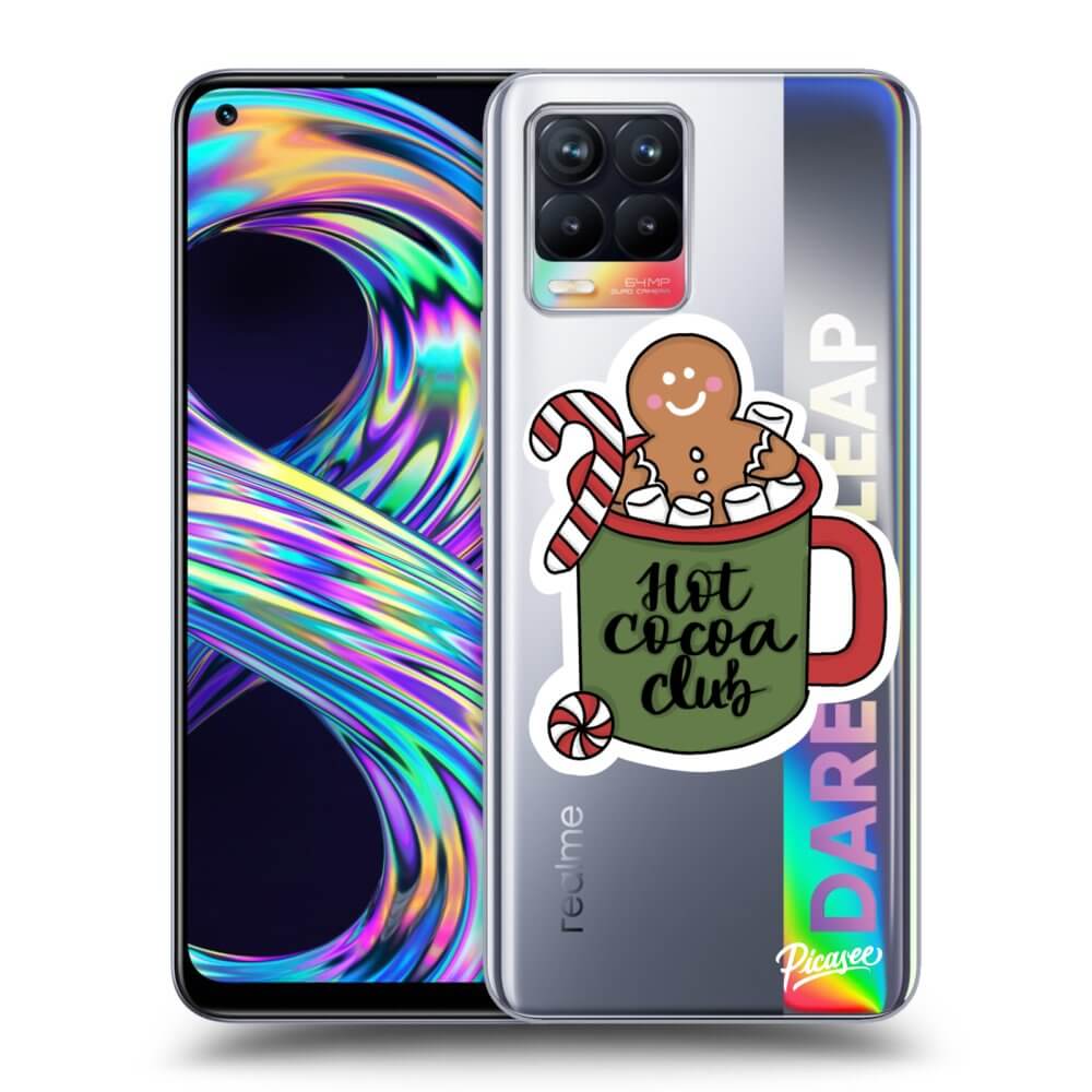 Picasee silikonowe przeźroczyste etui na Realme 8 4G - Hot Cocoa Club