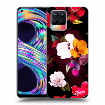 Etui na Realme 8 4G - Flowers and Berries