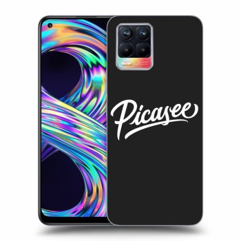 Picasee silikonowe czarne etui na Realme 8 4G - Picasee - White