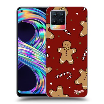 Picasee silikonowe przeźroczyste etui na Realme 8 4G - Gingerbread 2