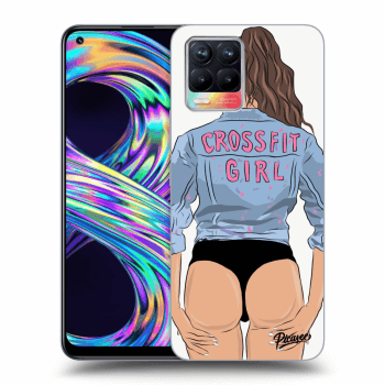 Picasee ULTIMATE CASE pro Realme 8 4G - Crossfit girl - nickynellow