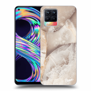 Etui na Realme 8 4G - Cream marble