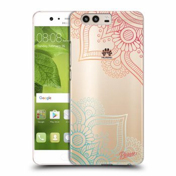 Picasee silikonowe przeźroczyste etui na Huawei P10 - Flowers pattern