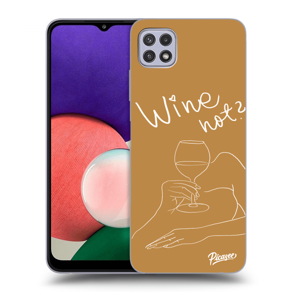 Picasee ULTIMATE CASE pro Samsung Galaxy A22 A226B 5G - Wine not