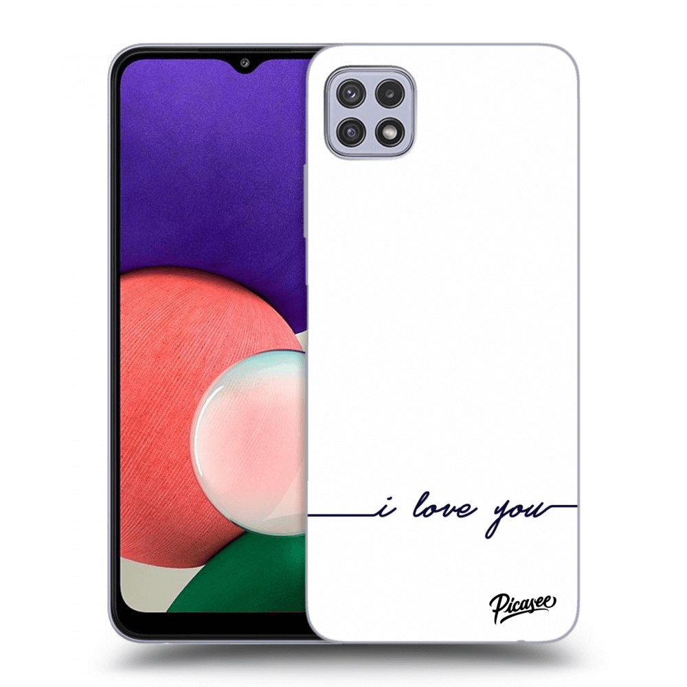 Picasee ULTIMATE CASE pro Samsung Galaxy A22 A226B 5G - I love you