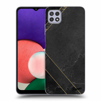 Etui na Samsung Galaxy A22 5G A226B - Black tile