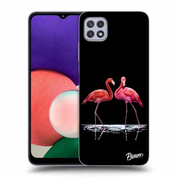 Picasee ULTIMATE CASE pro Samsung Galaxy A22 A226B 5G - Flamingos couple