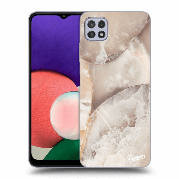 Etui na Samsung Galaxy A22 5G A226B - Cream marble