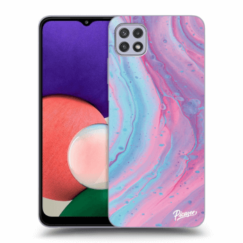 Etui na Samsung Galaxy A22 5G A226B - Pink liquid