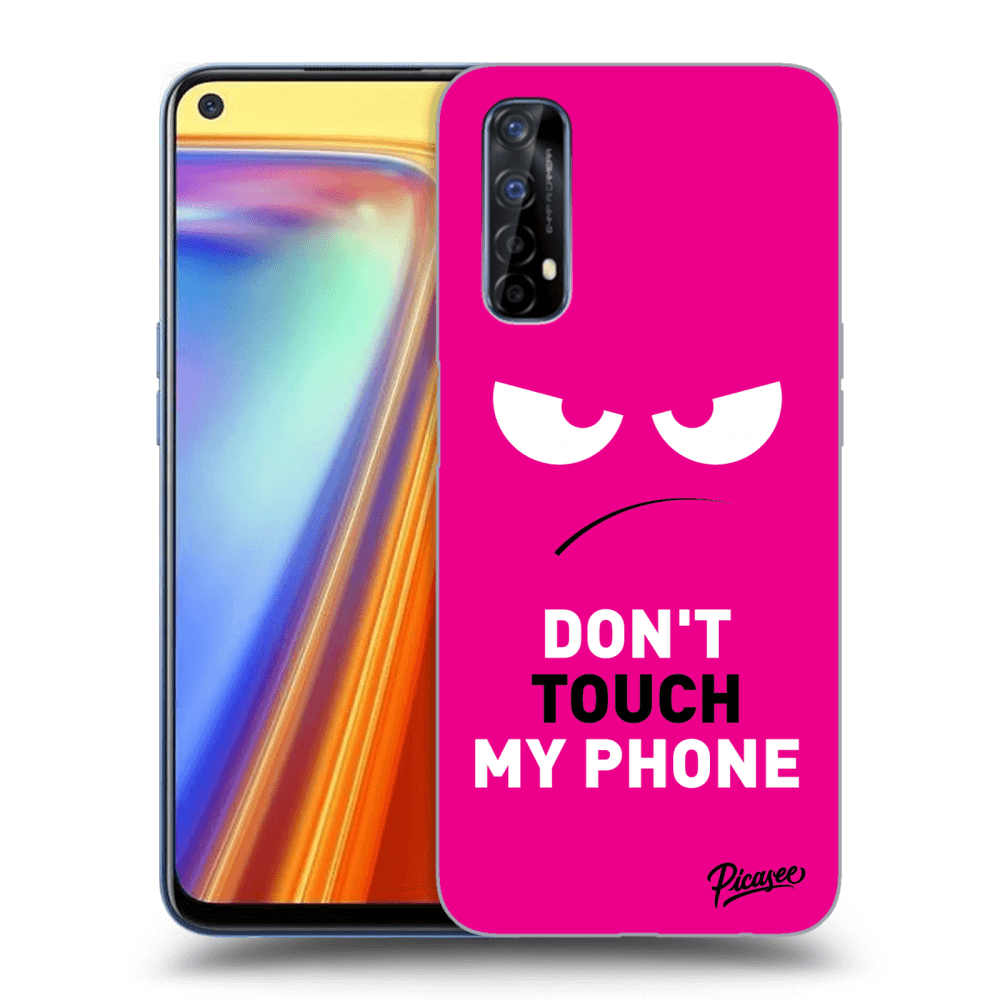Picasee ULTIMATE CASE pro Realme 7 - Angry Eyes - Pink