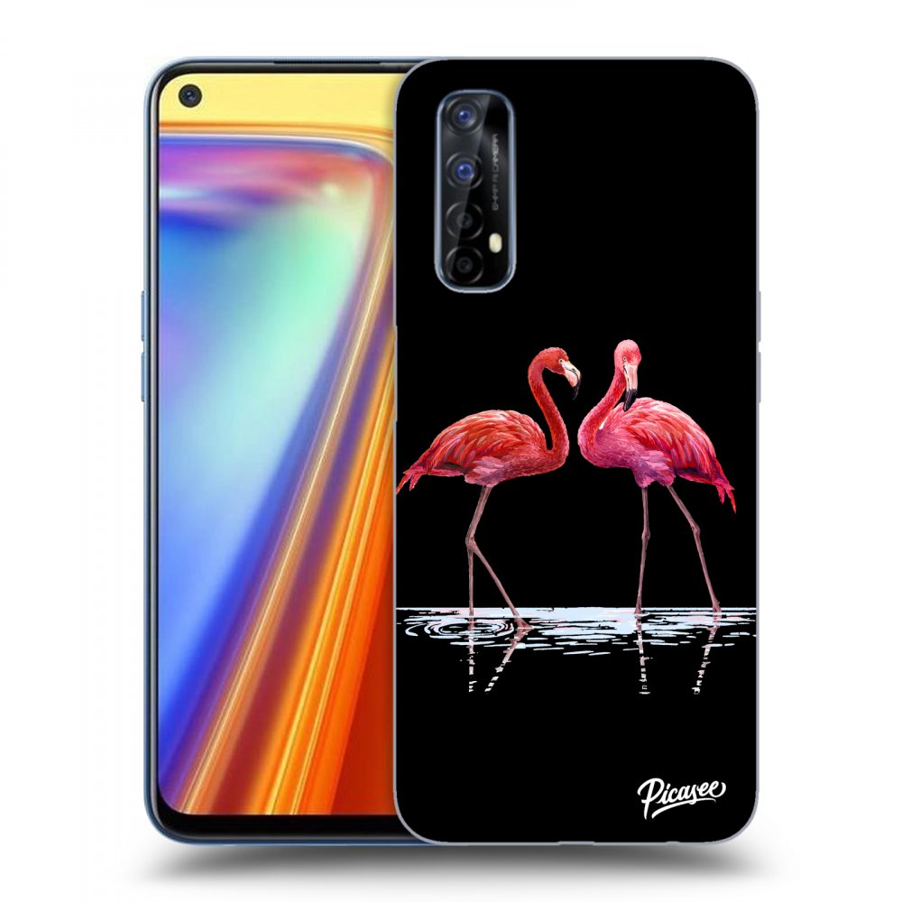 Picasee ULTIMATE CASE pro Realme 7 - Flamingos couple
