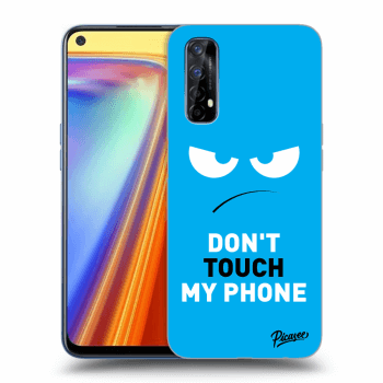 Etui na Realme 7 - Angry Eyes - Blue