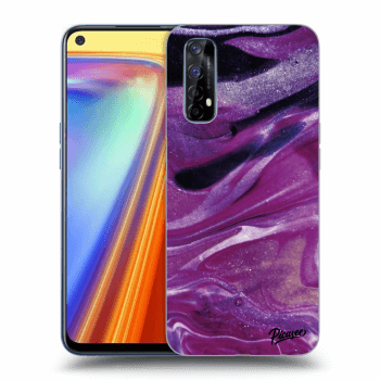 Etui na Realme 7 - Purple glitter