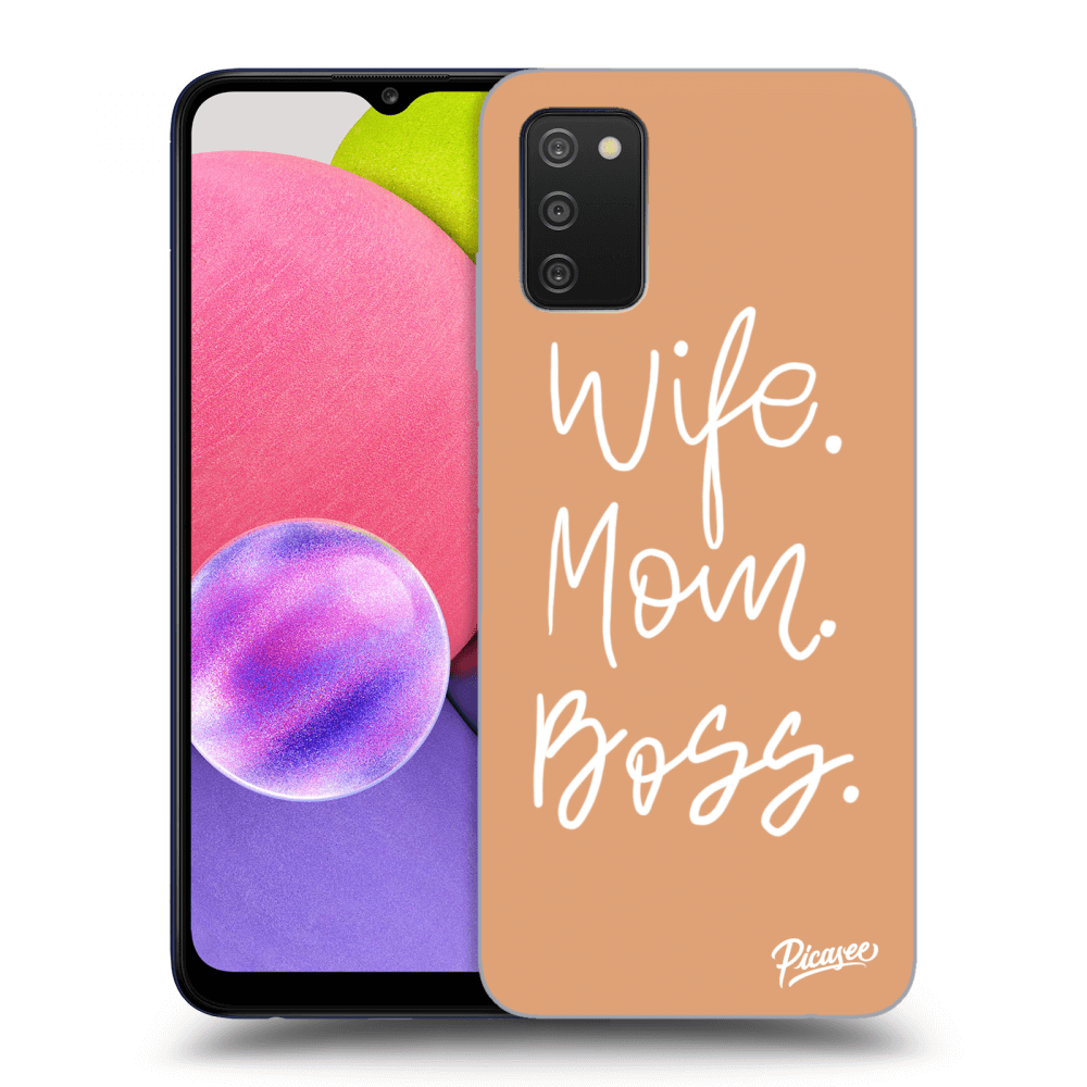 Picasee ULTIMATE CASE pro Samsung Galaxy A02s A025G - Boss Mama