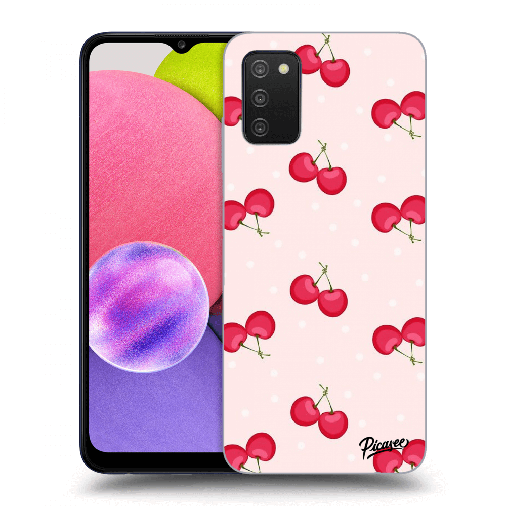 Picasee ULTIMATE CASE pro Samsung Galaxy A02s A025G - Cherries