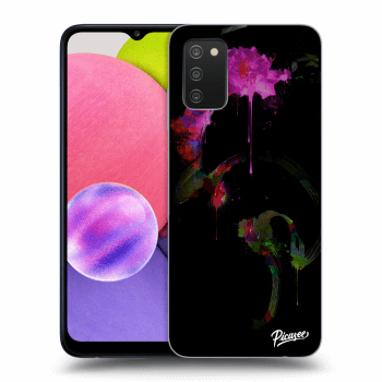 Picasee ULTIMATE CASE pro Samsung Galaxy A02s A025G - Peony black