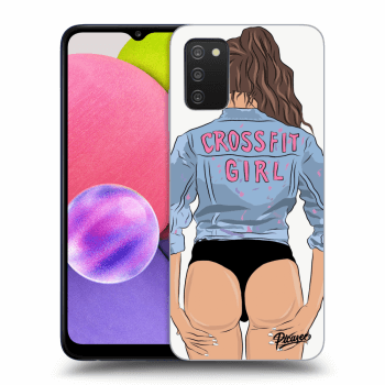 Etui na Samsung Galaxy A02s A025G - Crossfit girl - nickynellow