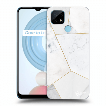 Etui na Realme C21 - White tile