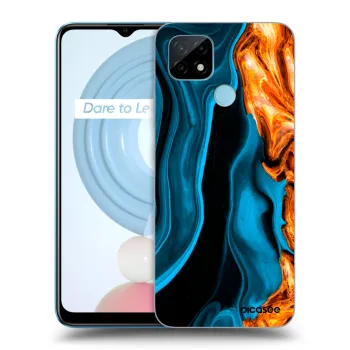 Etui na Realme C21 - Gold blue