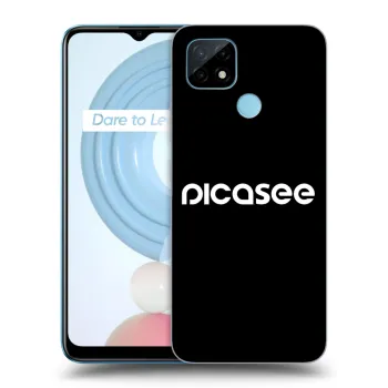 Etui na Realme C21 - Picasee - new logo - white