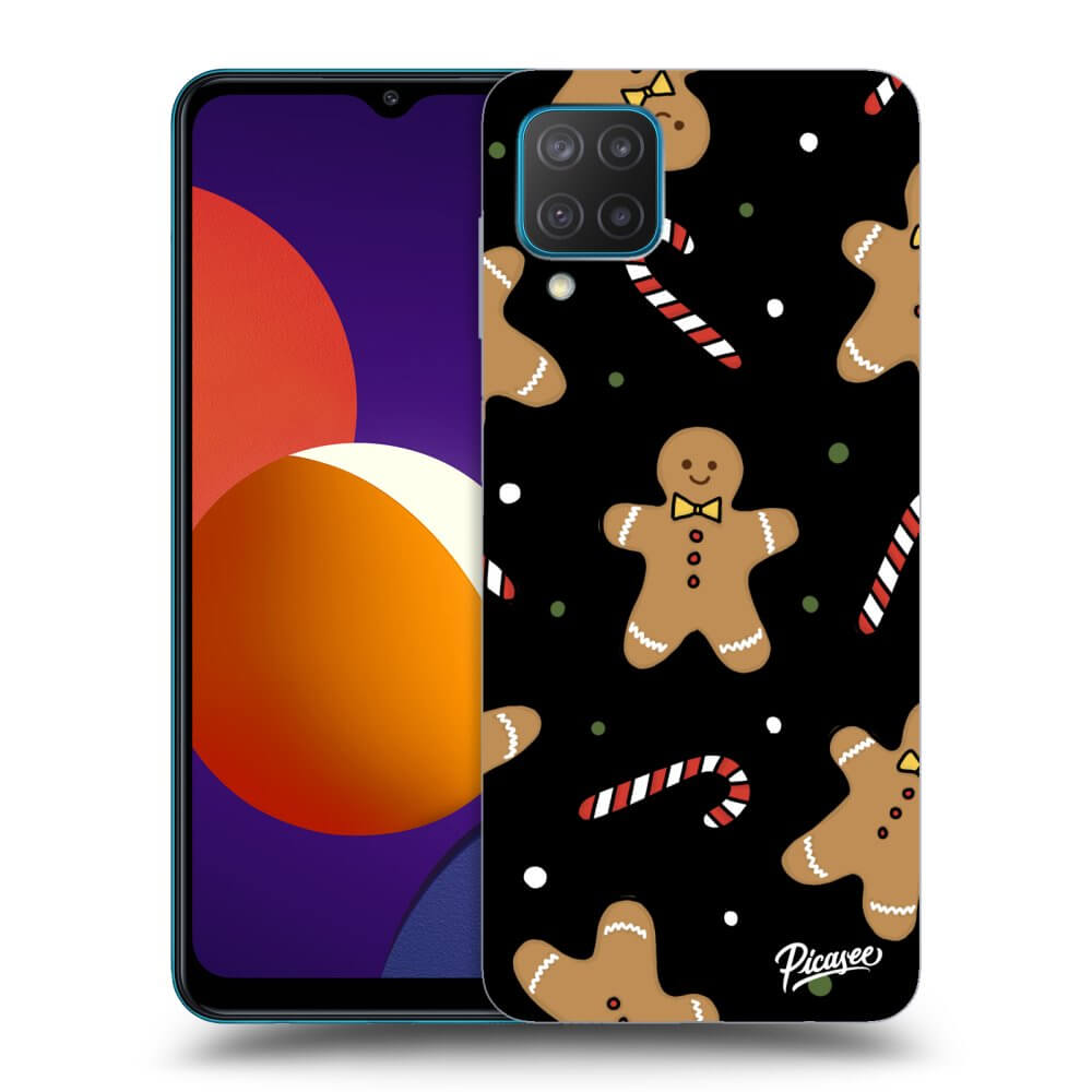 Picasee silikonowe czarne etui na Samsung Galaxy M12 M127F - Gingerbread