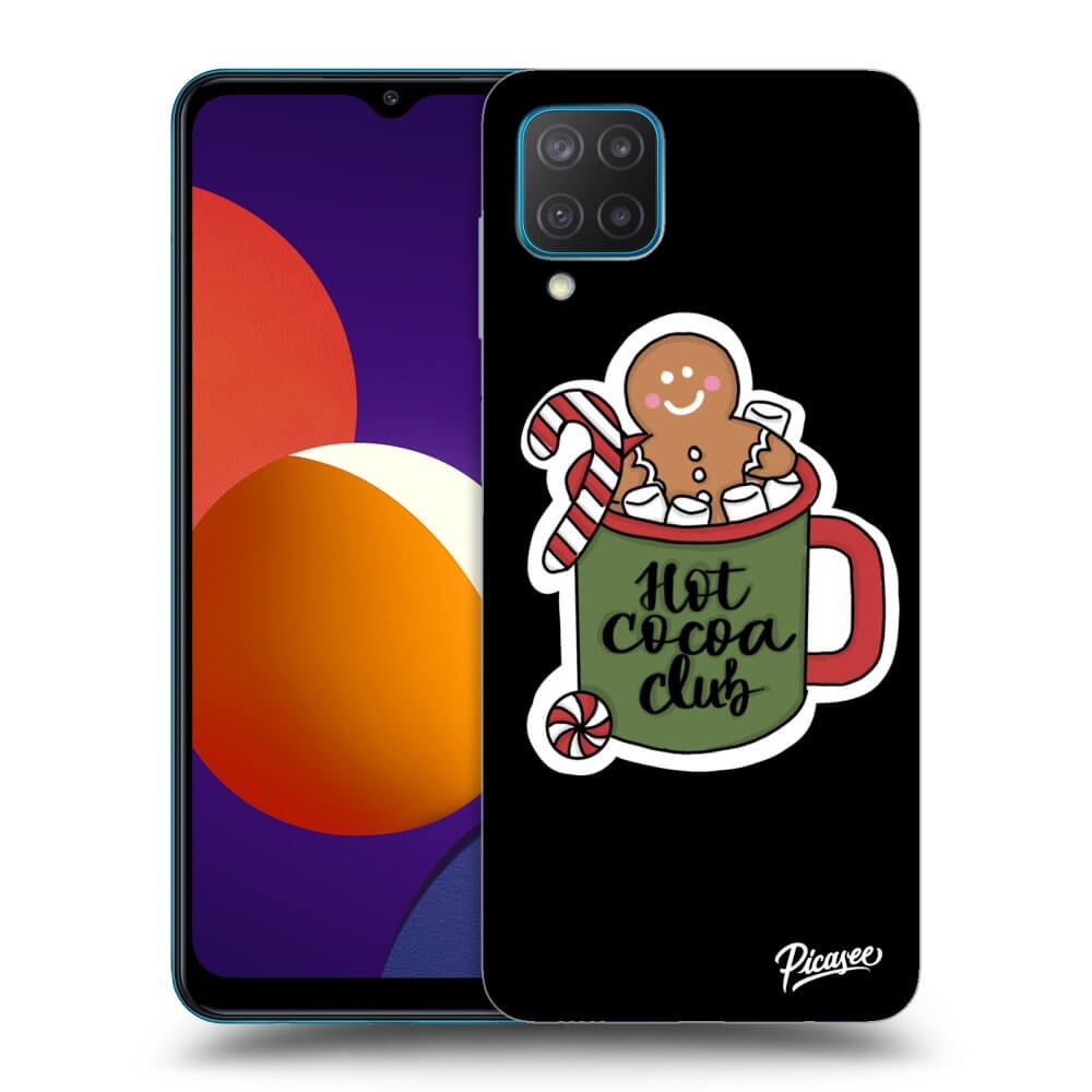 Picasee silikonowe czarne etui na Samsung Galaxy M12 M127F - Hot Cocoa Club