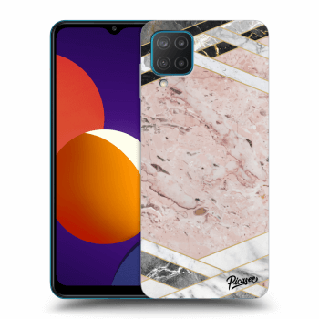 Etui na Samsung Galaxy M12 M127F - Pink geometry