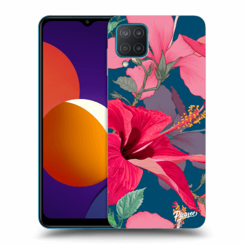 Etui na Samsung Galaxy M12 M127F - Hibiscus