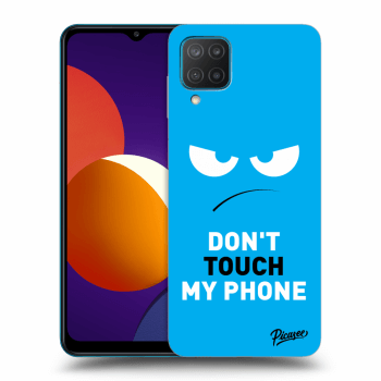 Etui na Samsung Galaxy M12 M127F - Angry Eyes - Blue