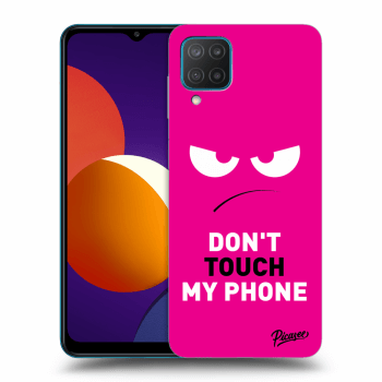 Picasee ULTIMATE CASE pro Samsung Galaxy M12 M127F - Angry Eyes - Pink