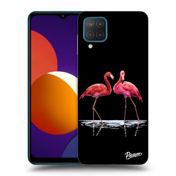 Etui na Samsung Galaxy M12 M127F - Flamingos couple