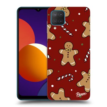 Picasee silikonowe czarne etui na Samsung Galaxy M12 M127F - Gingerbread 2