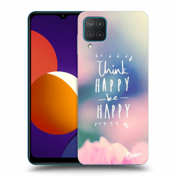 Etui na Samsung Galaxy M12 M127F - Think happy be happy