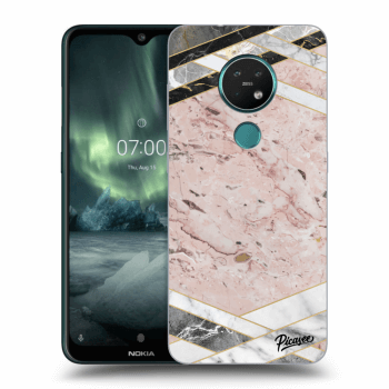 Etui na Nokia 7.2 - Pink geometry