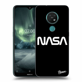 Picasee silikonowe czarne etui na Nokia 7.2 - NASA Basic