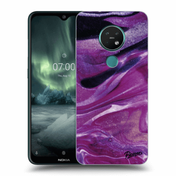 Etui na Nokia 7.2 - Purple glitter