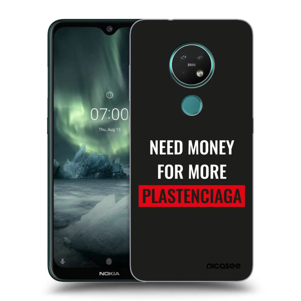 Picasee silikonowe przeźroczyste etui na Nokia 7.2 - More PLASTENCIAGA