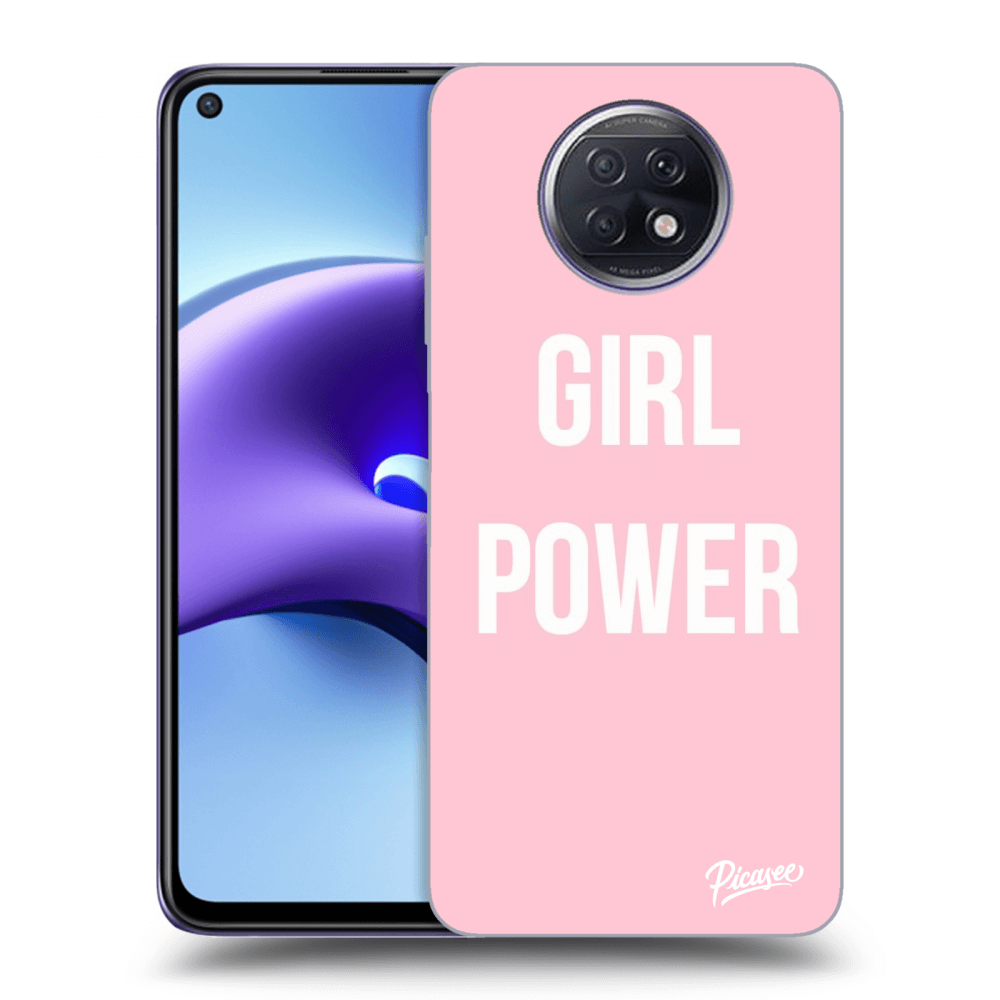 Picasee silikonowe przeźroczyste etui na Xiaomi Redmi Note 9T - Girl power